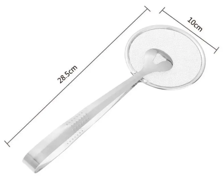 BUY 1 GET 1 FREE – Premium Stainless Steel Frying Strainer Tong