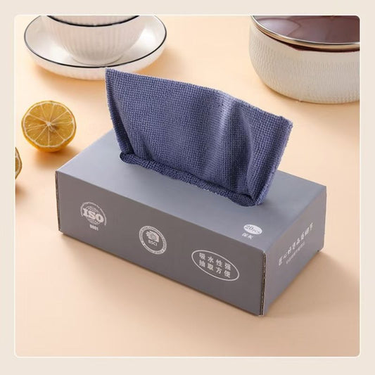 Pirani Gadgets Microfiber Tissue Box – Reusable Cleaning Wipes
