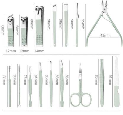 pirani gadgets 16-in-1 Premium Manicure & Pedicure Kit