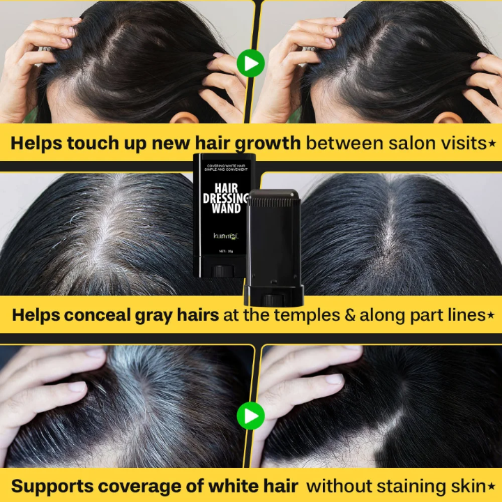 Hair Root Cover Stick – Instant Gray Hair Touch Up Stick