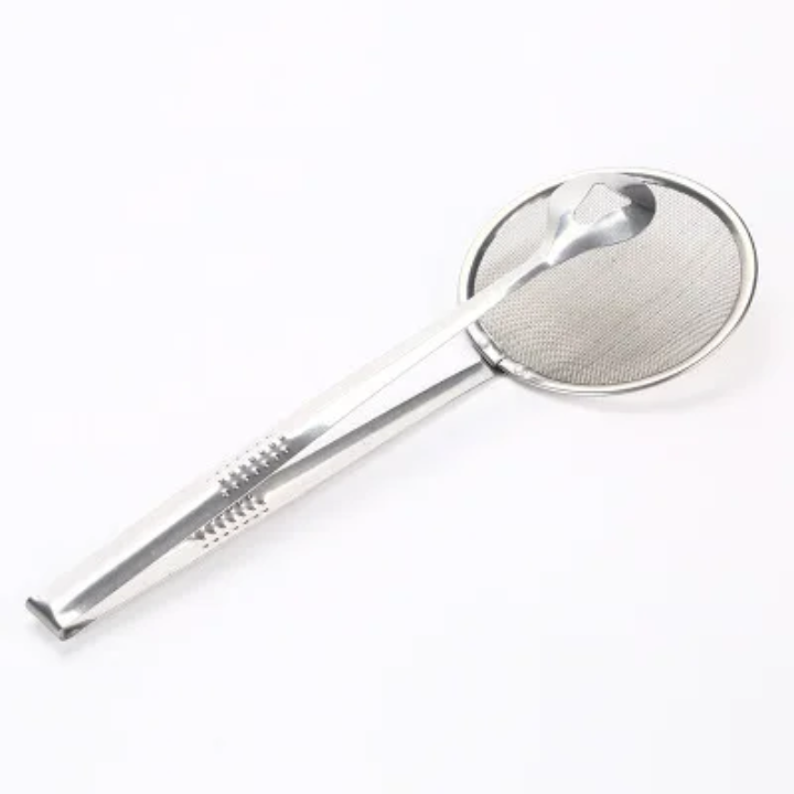 BUY 1 GET 1 FREE – Premium Stainless Steel Frying Strainer Tong