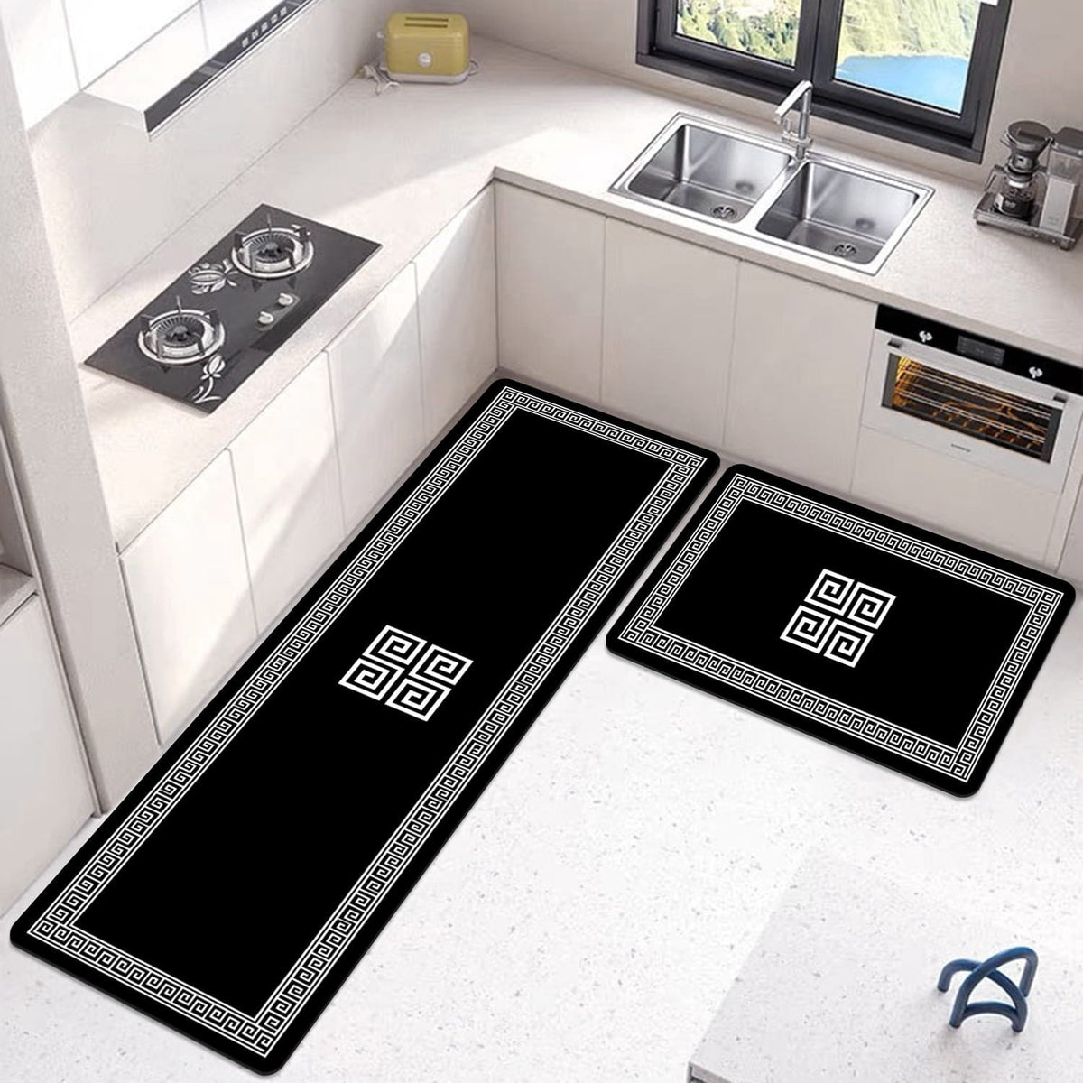 Anti-Slip Water Absorbent Runner & Mat Set