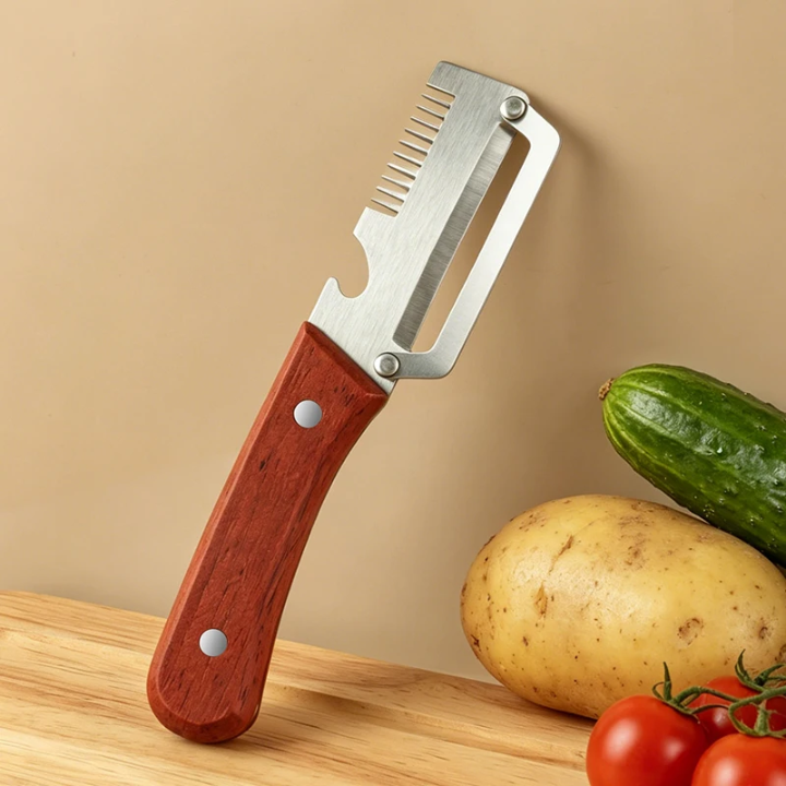 3-in-1 Peeler Knife – Multifunctional Vegetable & Fruit Peeler
