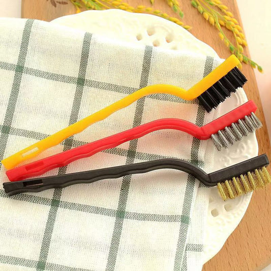3-in-1 Heavy Duty Wire Cleaning Brush Set (Steel, Brass & Nylon)